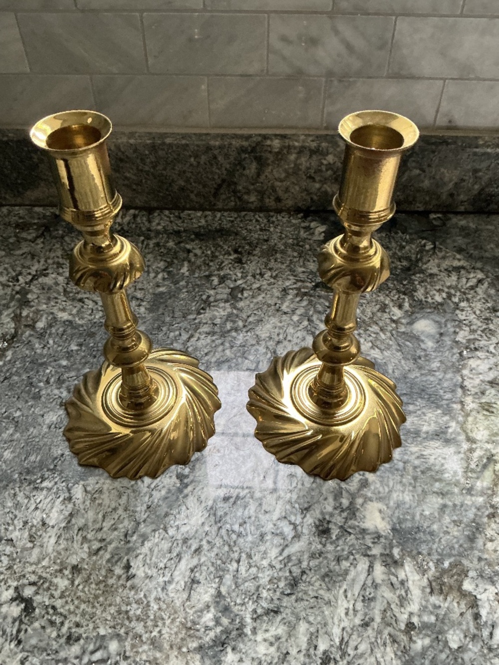 Vintage Brass Candlesticks